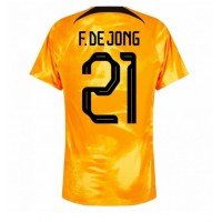 Dres Nizozemska Frenkie de Jong #21 Domaci SP 2022 Kratak Rukav